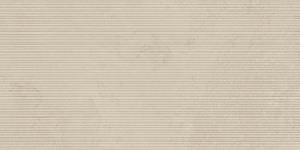 Valence Lisse wandtegel reliëf 60x120cm beige mat gerectificeerd