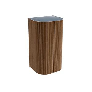 Mondiaz Kurve kolomkast met 2 deuren 45x37.5x80cm walnoot