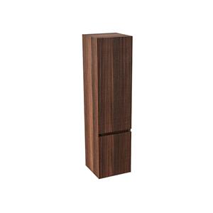 SaniGoods Bertha kolomkast met ribbelfront 35x35x135cm wengé