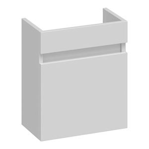 Brauer Joy fonteinkast 40cm met 1 deur rechtsdraaiend wit glans