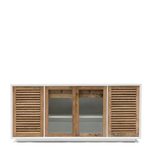 Rivièra Maison Dressoir Lake House Eikenhout en glas, 194cm - Bruin