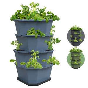 Gusta Garden  Paul Potato - Stapelbare Aardappeltoren - 4 Niveaus