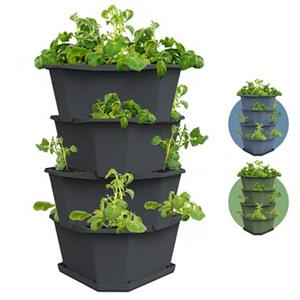 Gusta Garden  Paul Potato - Stapelbare Aardappeltoren - 4 Niveaus