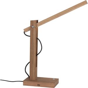 SPOT Light Tafellamp Toekan geïntegreerde 24v-ledmodule, met touch-dimmer, eikenhout, flexibel