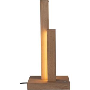 SPOT Light Tafellamp Manhattan geïntegreerde 24v-ledmodule, touch dimmer, van chic eikenhout