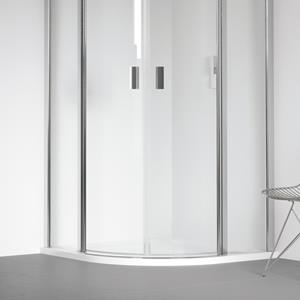 Riho Davos kwartronde douchebak 80x80cm wit glans