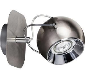 SPOT Light Wandlamp BALL Ledverlichting inclusief, led verwisselbaar, draai- en zwenkbare spot