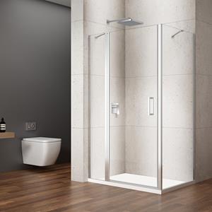 Gelco Loro profielloze douchecabine 120x90cm chroom