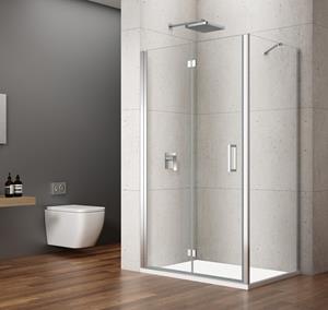 Gelco Loro douchecabine met vouwdeur 100x70cm chroom