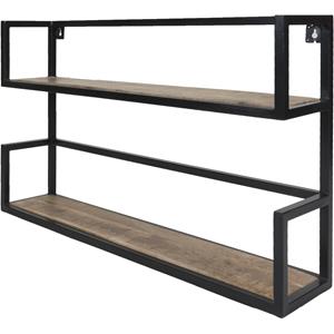 Het Steigerhouthuis Wandplank Vintage - Duo