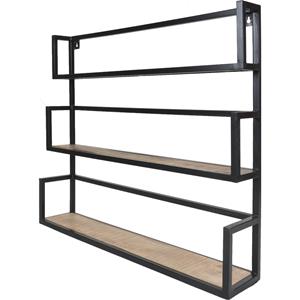 Het Steigerhouthuis Wandplank Vintage - Trio