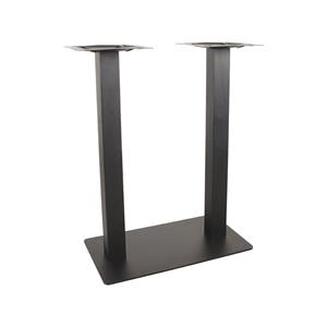 Het Steigerhouthuis LABEL51 Bartafel Tafelpoot Dubbel - Zwart - Metaal - Dubbel - 92 cm