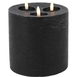 Countryfield Ledkaars Lyon ro 15x15x17 cm zwart - 