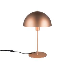 Trio Design tafellampje Nola koffiebruin Ø 30cm 506290165