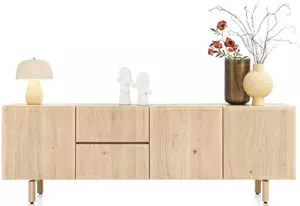 Azulo dressoir 240 cm - 3-deuren + 2-laden