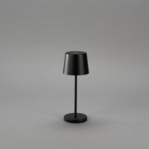 KonstSmide Oplaadbare tafellamp Vence mini zwart 7887-750