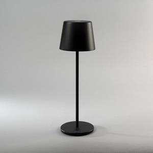 KonstSmide Oplaadbare tafellamp Vence zwart 7888-750