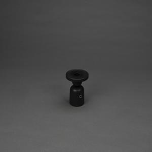 KonstSmide Oplaadbare tafellamp Nantes zwart voor kandelaar 7833-750