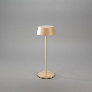 KonstSmide Oplaadbare tafellamp Menton zand bruin 7839-330
