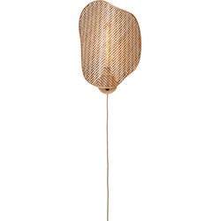 GOOD&MOJO Wandlamp Kinabalu - Naturel - 50x40x50cm