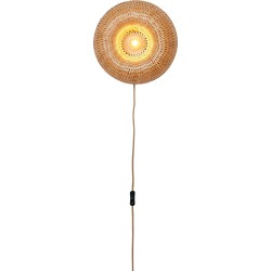 GOOD&MOJO Wandlamp Barbados - Naturel - Ø35cm