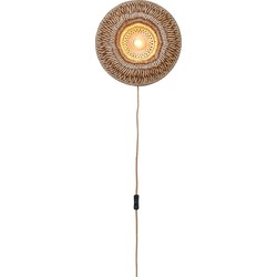 GOOD&MOJO Wandlamp Barbados - Naturel - Ø35cm
