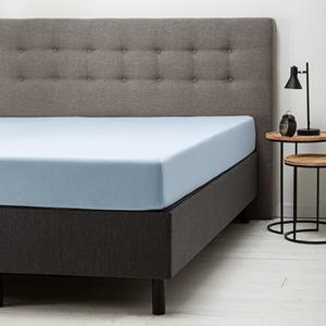 Fresh and Co Hoeslaken Jersey - Lichtblauw - 190x200 cm - Blauw -  - 