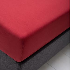 Fresh and Co Hoeslaken Katoen - Rood - 80/90x200 - 90x200 cm - Rood -  - 