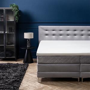 Signature Hoeslaken Stretch - Topper - 200x200 cm - Keuze Uit Meerdere Kleuren -  - 