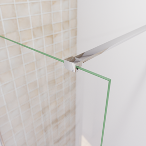 Saniclear Redro stabilisatiestang 100cm incl. muur- en wandbevestiging chroom