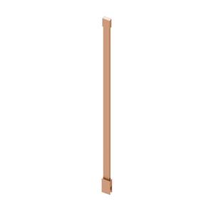Saniclear Redro stabilisatiestang 100cm voor plafondbevestiging geborsteld koper