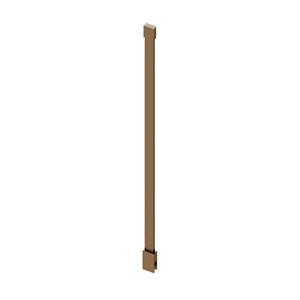 Saniclear Redro stabilisatiestang 100cm voor plafondbevestiging verouderd messing
