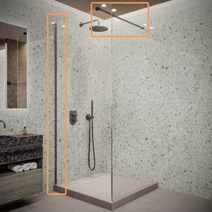 Saniclear Iron Redro profielset verouderd ijzer - gunmetal