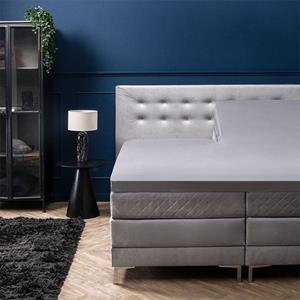 Signature Jersey Splittopper Hoeslaken - 200x200 cm - Keuze Uit Meerdere Kleuren -  - 