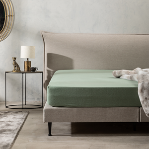 Fresh and Co Hoeslaken Flanel - Groen - 180x210 cm - Groen -  - 