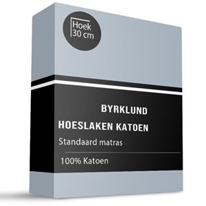 Byrklund Hoeslaken - Katoen - 80x200 cm - Keuze Uit Meerdere Kleuren -  - 