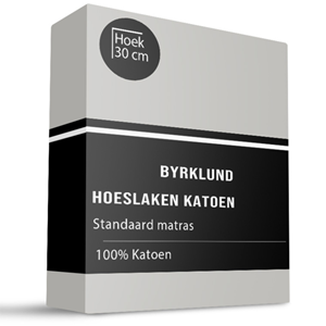 Byrklund Hoeslaken - Katoen - 90x200 cm - Keuze Uit Meerdere Kleuren -  - 