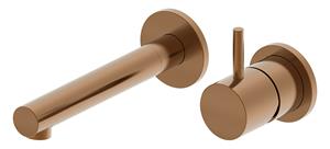 Mueller Stylo inbouw wastafelkraan 16cm uitloop brons geborsteld
