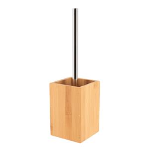 Tendance Badkamer toiletborstel met houder - bruin - 10 x 35 cm -