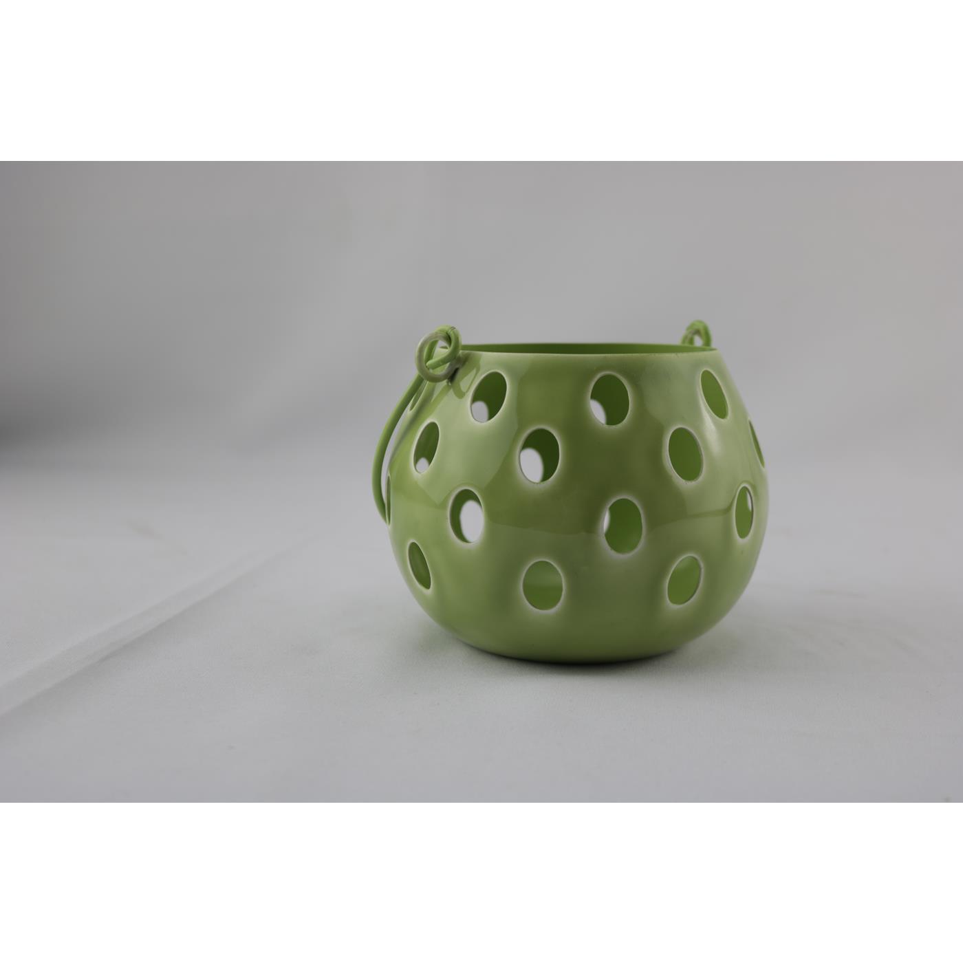 Mansion Atmosphere Loiret Lantaarn M Groen 13x13x10cm