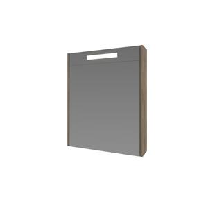 INK Spiegelkast Proline Premium Met Houten Deur Geïntrigeerd LED Verlichting 60x14x60 cm Scotch Oak