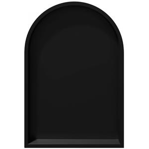 Looox Inbouwnis  BoX Arc 32x7x47 cm Mat Zwart 