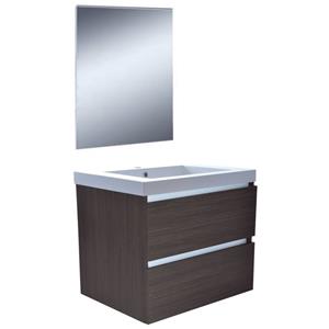 Aqua Splash Badkamermeubelset Luna 60X47 Grey Oak 