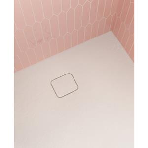 Riho Douchevloer  Basel Slate 120x90 cm Incl. Afvoercover Mat Wit