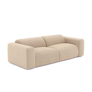 SIA Home 4-zits beige ribfluwelen bank 240cm
