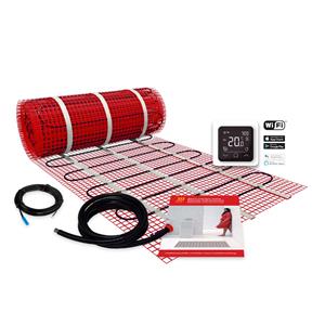 Boss & Wessing BWS By Magnum Elektronische Vloerverwarming Set 4 m2 - 600 Watt - Wifi Thermostaat Wit 