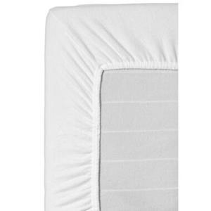 Leen Bakker Hoeslaken Molton stretch - wit - 90x200 cm