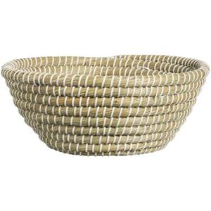 Leen Bakker Mand Noos - wit/groen - Ø32 cm