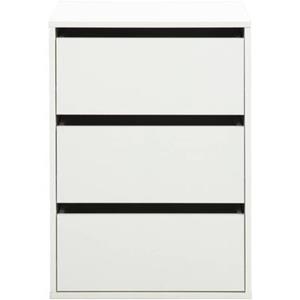 Leen Bakker Ladeblok Bergamo - wit - 70,2x51x39,9 cm