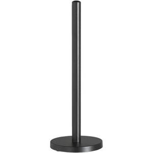 Leen Bakker Toiletrolhouder - zwart - 42xØ14,5 cm